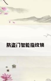 防盗门智能指纹锁
