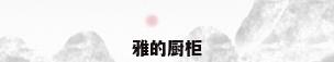 雅的厨柜