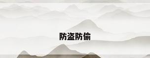 防盗防偷