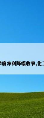 中国石化一季度净利降幅收窄,化工板块仍亏损;