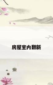 房屋室内翻新