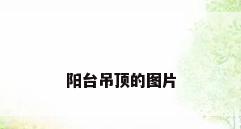 阳台吊顶的图片