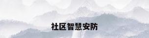 社区智慧安防