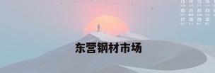 东营钢材市场