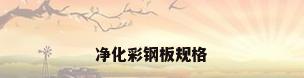 净化彩钢板规格