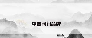 中国阀门品牌