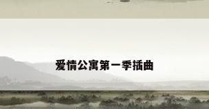 爱情公寓第一季插曲