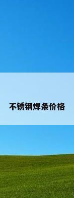 不锈钢焊条价格