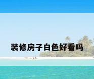 装修房子白色好看吗