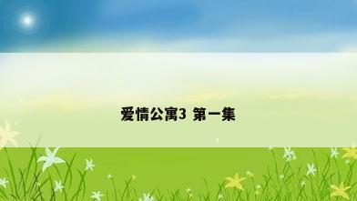爱情公寓3 第一集